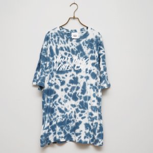 画像1: BOUNCE ORIGINAL｜"WHAT THEY VINTE CRY"II S/S TEE タイダイ染め｜BLUE (1)