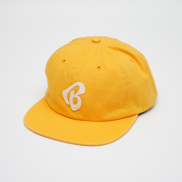 画像1: BOUNCE ORIGINAL｜バウンスオリジナル CLASSIC "B" CAP｜YELLOW (1)