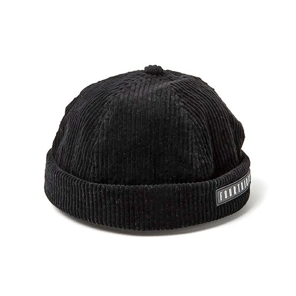 画像1: 430fourthirty｜CORD FISHERMAN CAP フィッシャーマンキャップ｜BLACK (1)