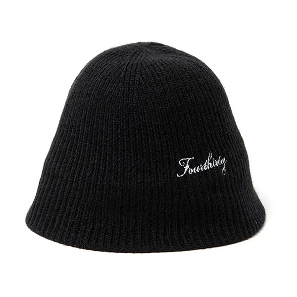 画像1: 430fourthirty｜NRW KNIT HAT ニット ハット｜BLACK (1)