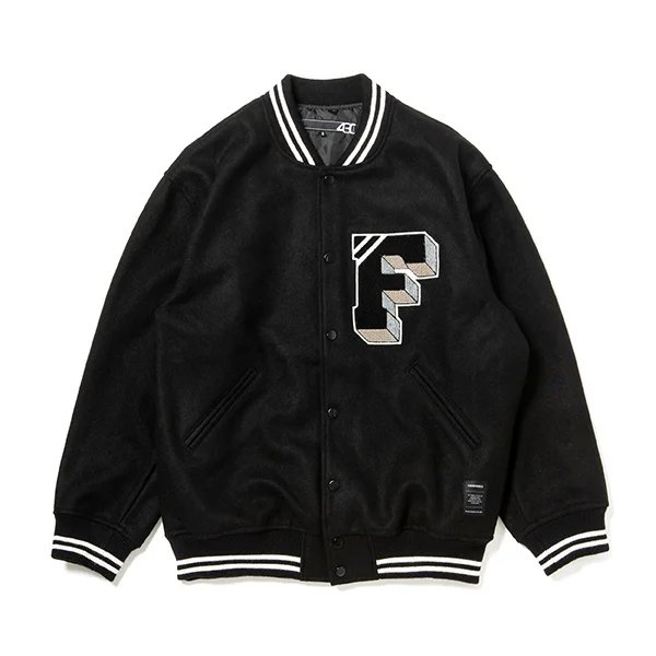 画像1: 430fourthirty｜LFWP STADIUM JACKET スタジアム ジャケット｜BLACK (1)