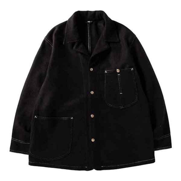 画像1: NEXUSVII.｜WOOL MELTON 91-J WWII｜BLACK (1)