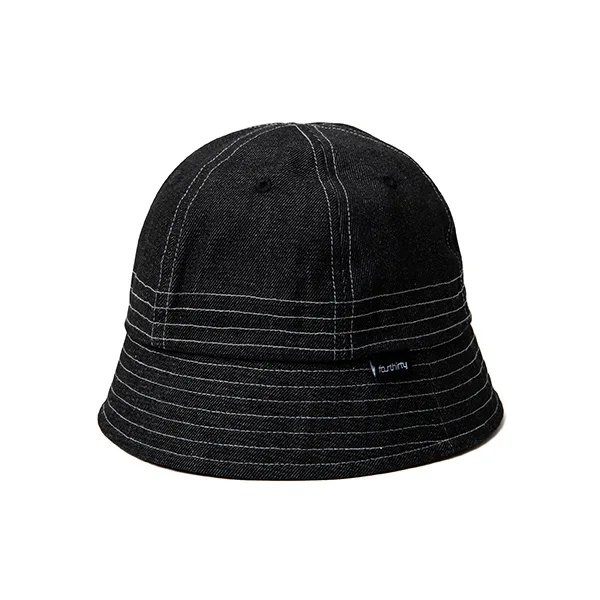 画像1: 430fourthirty｜DENIM NRW METRO HAT メトロハット｜BLACK (1)