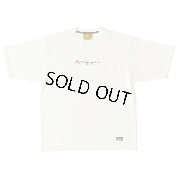 画像1: FAT｜CALIGRATee カットソー｜WHITE (1)