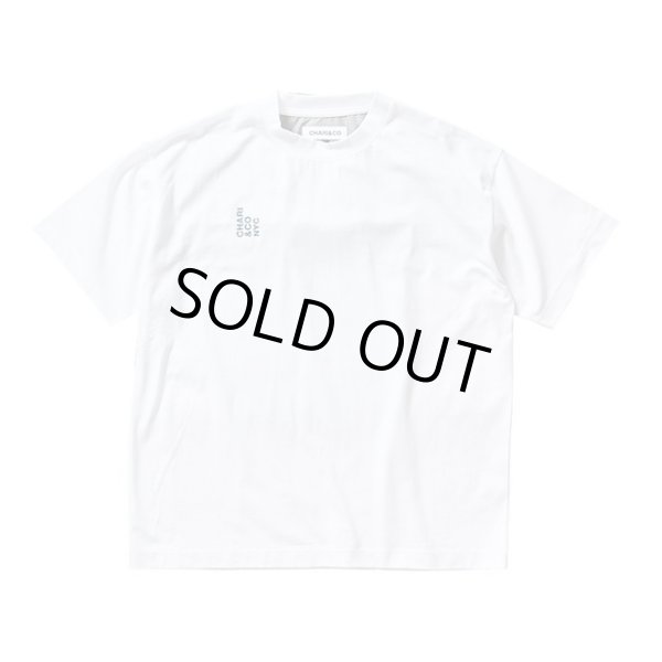 画像1: CHARI&CO｜MODERN LOGO VENTILATED TEE｜WHITE (1)