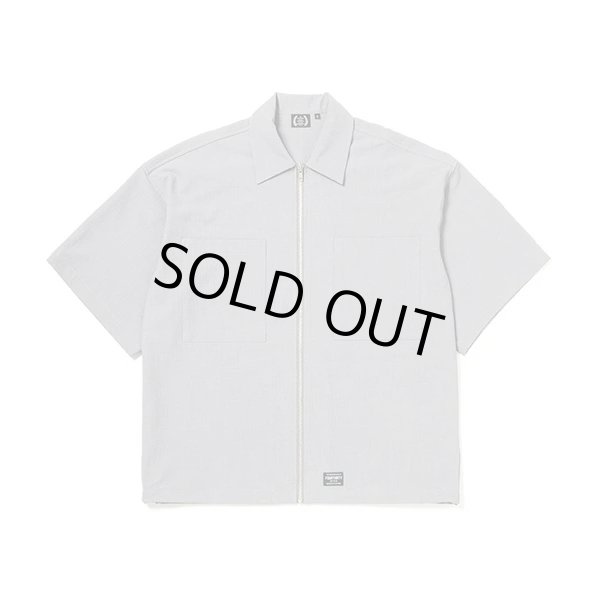 画像1: 430fourthirty｜S/S RES ZIP SHIRT｜GRAY (1)