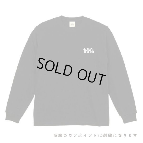 画像1: trioNé｜Standard LOGO EMB L/S｜BLACK (1)