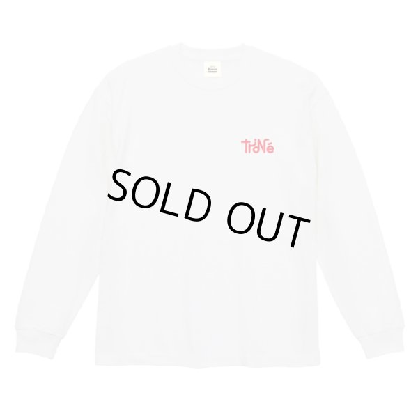 画像1: trioNé｜Standard LOGO EMB L/S｜WHITE (1)