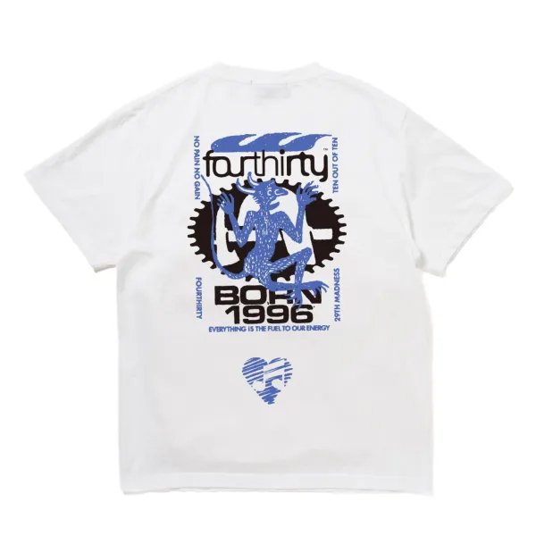 画像1: 430fourthirty｜SF "29th MADNESS" S/S TEE｜WHITE (1)