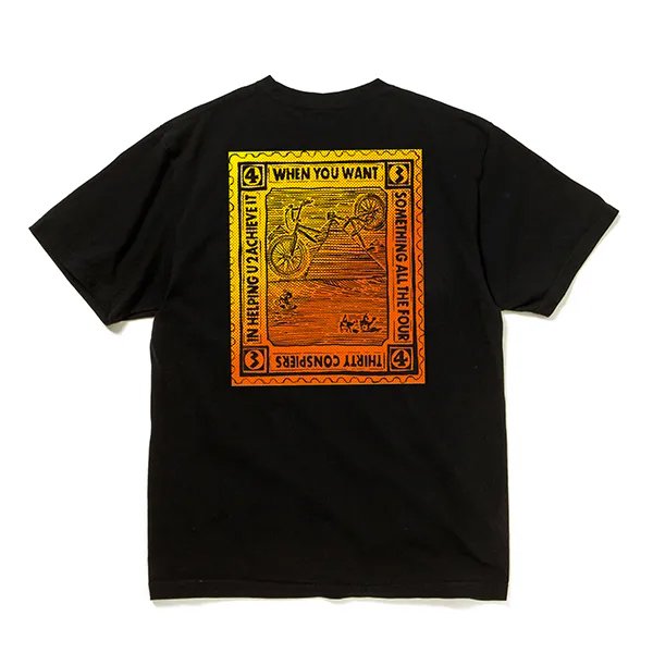 画像1: 430fourthirty｜AF "MX PYRAMID" S/S TEE｜BLACK (1)
