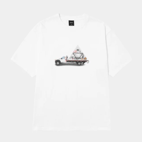 画像1: HUF｜HIGH CLEARANCE TEE｜WHITE (1)