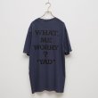 画像2: BOUNCE ORIGINAL｜ "YAD" S/S TEE｜BLUE BERRY (2)