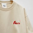 画像2: BOUNCE ORIGINAL｜バウンスオリジナル "TESOI" EMB S/S TEE｜NATURAL (2)