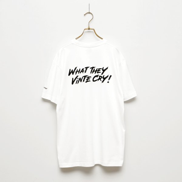 画像1: BOUNCE ORIGINAL｜ "WHAT THEY VINTE CRY." II S/S TEE｜WHITE (1)