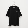 画像1: BOUNCE ORIGINAL｜バウンスオリジナル "TESOI" EMB S/S TEE｜BLACK (1)