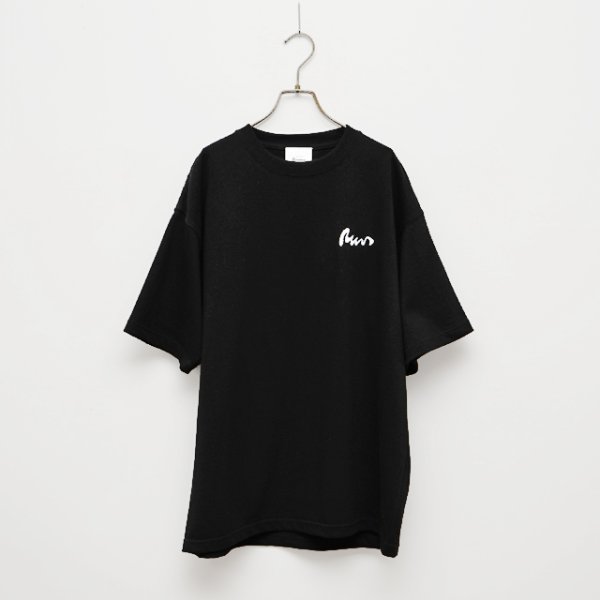 画像1: BOUNCE ORIGINAL｜バウンスオリジナル "TESOI" EMB S/S TEE｜BLACK (1)