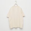 画像3: BOUNCE ORIGINAL｜バウンスオリジナル "TESOI" EMB S/S TEE｜NATURAL (3)