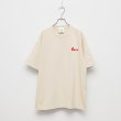 画像1: BOUNCE ORIGINAL｜バウンスオリジナル "TESOI" EMB S/S TEE｜NATURAL (1)