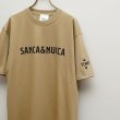 画像2: BOUNCE ORIGINAL｜ "SANCA&NUCCA" S/S TEE｜BEIGE (2)