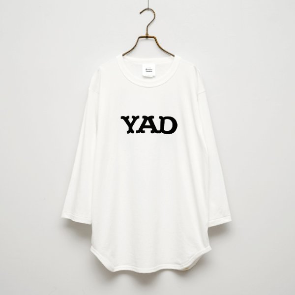 画像1: BOUNCE ORIGINAL｜ "YAD" 3/4 TEE｜WHITE (1)