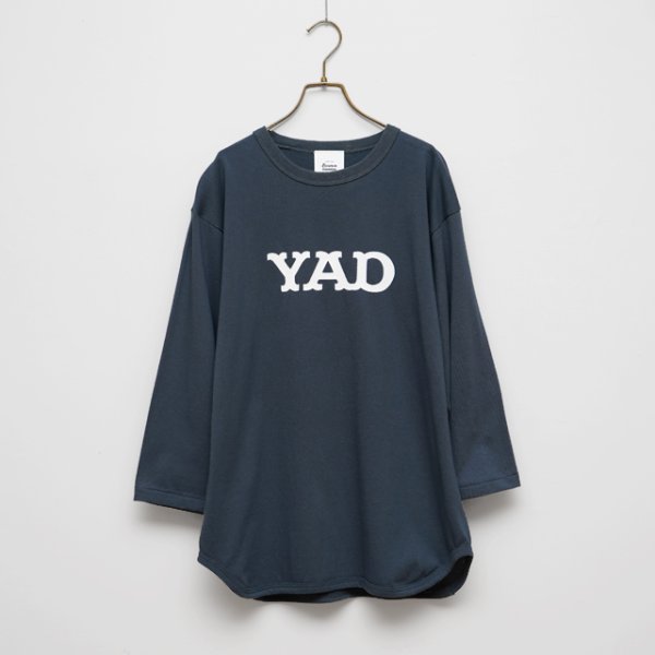 画像1: BOUNCE ORIGINAL｜ "YAD" 3/4 TEE｜BLUE GRAY (1)