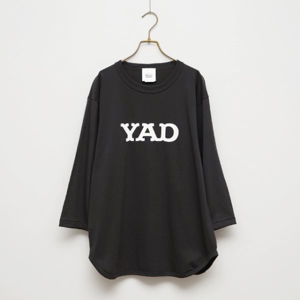 画像1: BOUNCE ORIGINAL｜ "YAD" 3/4 TEE｜SUMI BLACK (1)