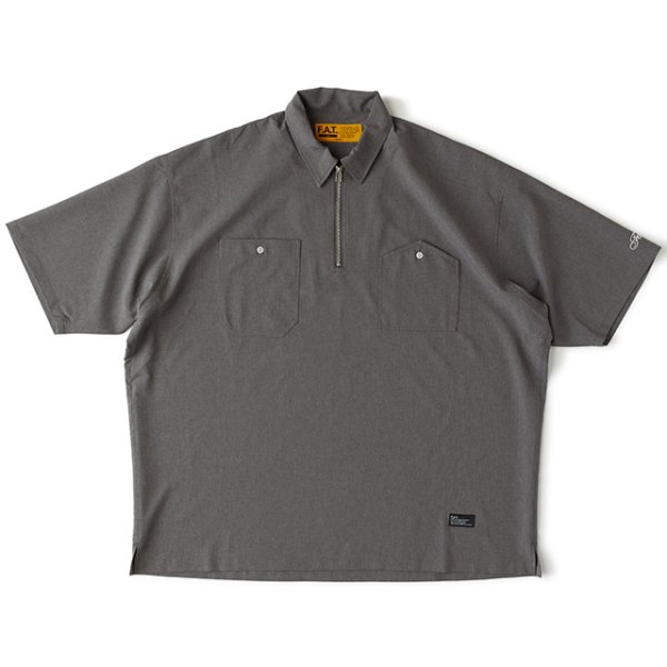 画像1: FAT｜TROHALF カットソー｜GRAY (1)