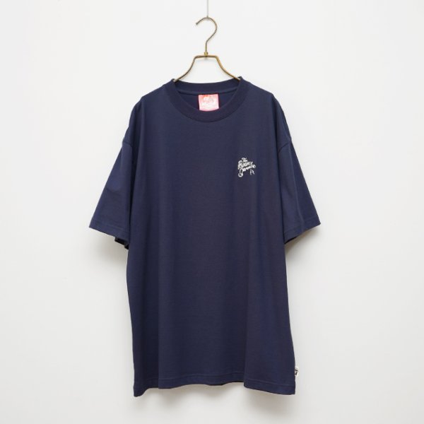 画像1: BOUNCE ORIGINAL｜LOGO S/S TEE｜NAVY (1)