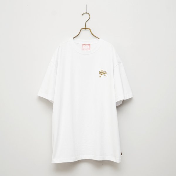 画像1: BOUNCE ORIGINAL｜LOGO S/S TEE｜WHITE (1)