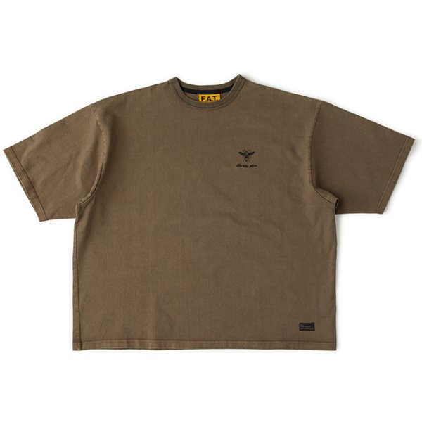 画像1: FAT｜ACIDee カットソー｜BROWN (1)