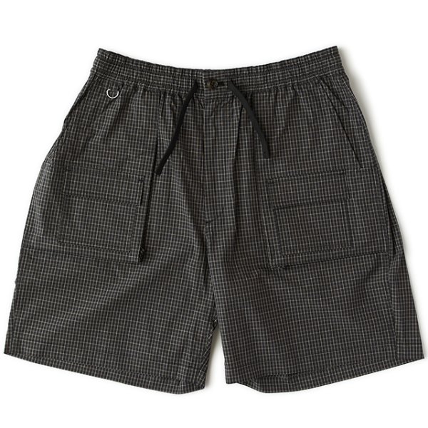 画像1: FAT｜HALFFIELD ベイカーショーツ｜BLACK (1)