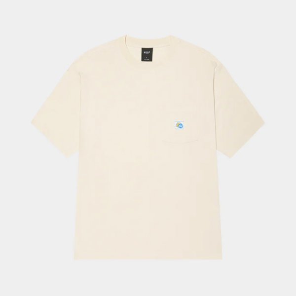 画像1: HUF｜TOTAL ECLIPSE KNIT BOXY TOP｜NATURAL (1)