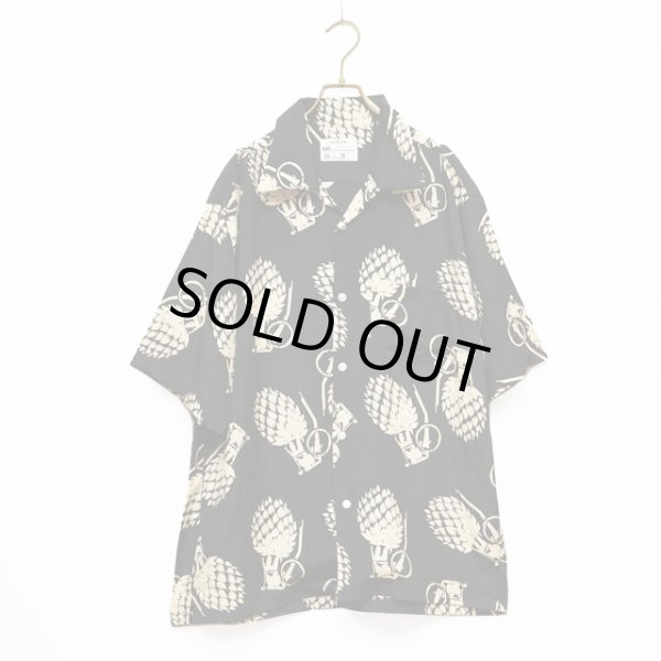 画像1: NEXUSVII.｜HAWAIIANSHIRT GRENADE｜BLACK×BEIGE (1)