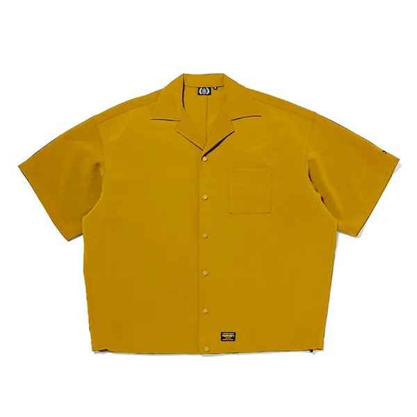 画像1: 430fourthirty｜S/S POLY OC WIDE SHIRT｜MUSTARD (1)
