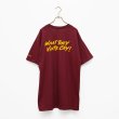 画像1: BOUNCE ORIGINAL｜ "WHAT THEY VINTE CRY." II S/S TEE｜WINE (1)