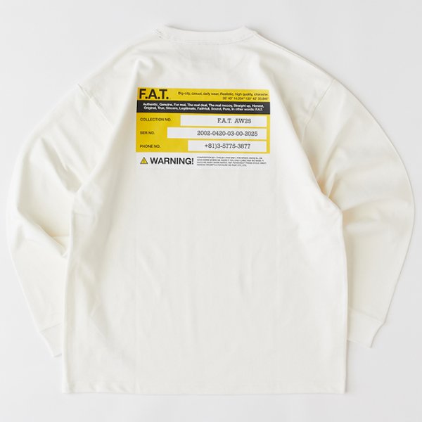 画像2: FAT｜WARNINTee｜WHITE (2)