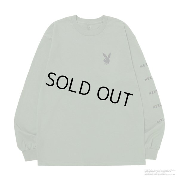 画像1: NEXUSVII.｜PLAYBOY L/S TEE｜OLIVE (1)