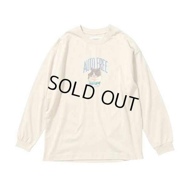 画像1: CHARI&CO｜AMUCHAN AUTO FREE L/S TEE｜BEIGE (1)