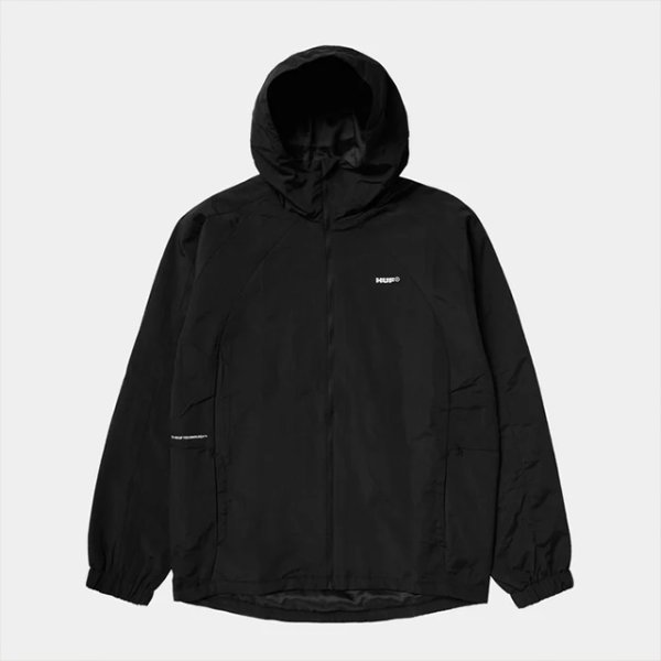 画像1: HUF｜ALL CAPS SHELL JACKET｜BLACK (1)