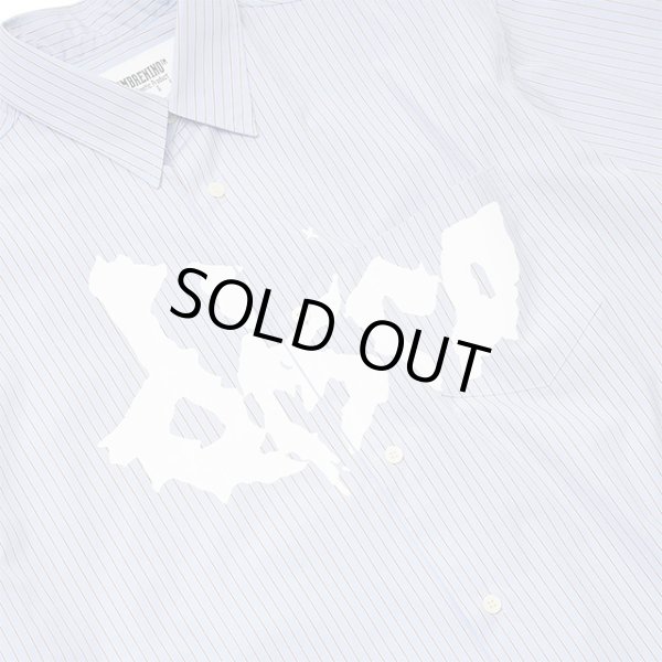 画像2: Hombre Nino｜STRIPE DISCO CULT SHIRT｜BLUE (2)