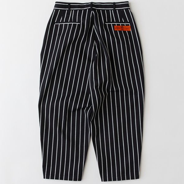 画像3: FAT｜THREEKAP ワイドチノパンツ｜BLACK (3)