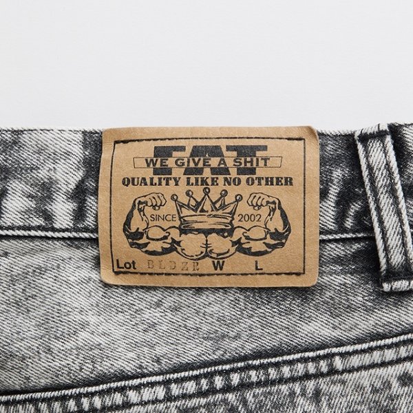 画像5: FAT｜BLUDOZER ACID デニムパンツ｜BLACK (5)