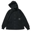 画像1: CHARI&CO｜QUALITY GOODS BUTTON UP SWEATS｜BLACK (1)