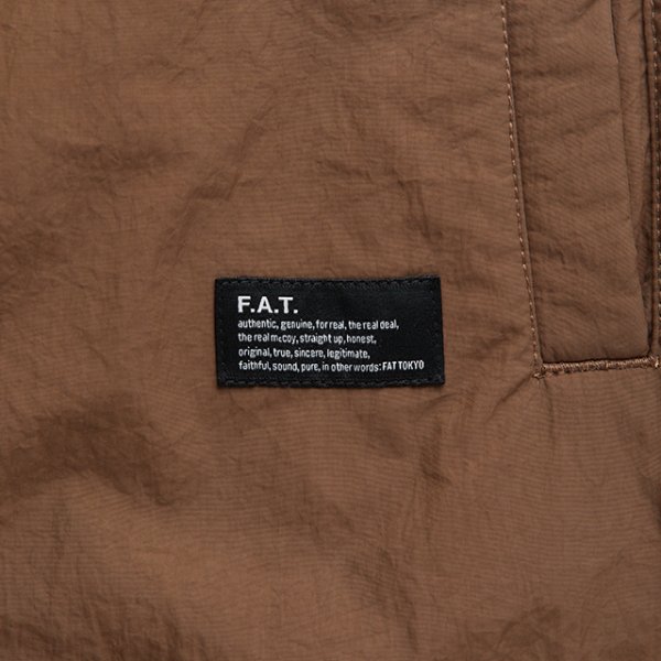 画像5: FAT｜PUFFCOACH コーチジャケット｜CAMEL (5)