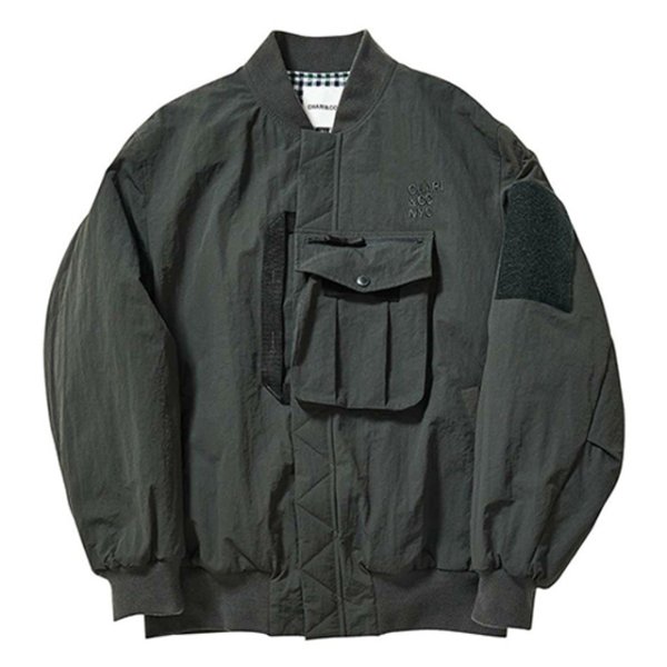 画像1: CHARI&CO｜STABILITY MA-1 JKT｜GRAPHITE GRAY (1)