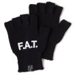 画像1: FAT｜TRAVIS ニットグローブ｜BLACK (1)