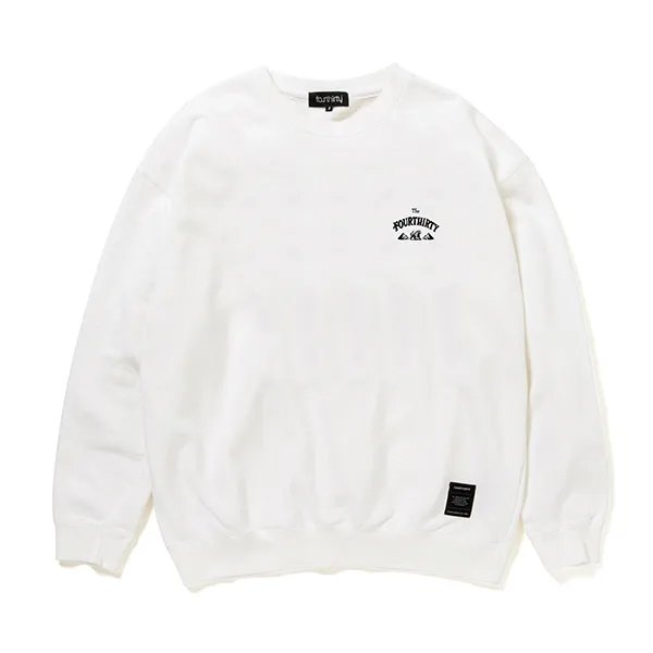 画像2: 430fourthirty|AF "ALCHEMIST TTP" C/N SWEAT トレーナー|WHITE (2)
