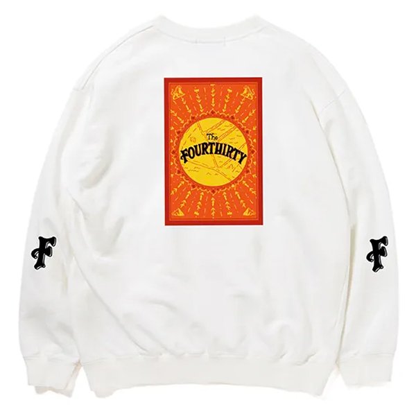 画像1: 430fourthirty|AF "ALCHEMIST TTP" C/N SWEAT トレーナー|WHITE (1)