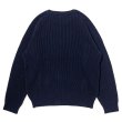 画像2: 430fourthirty|PW KNIT SWEATER セーター|D.NAVY (2)