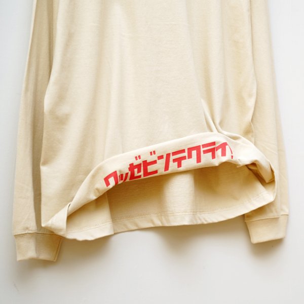 画像5: BOUNCE ORIGINAL｜"WHAT THEY VINTE CRY." L/S TEE｜BEIGE (5)